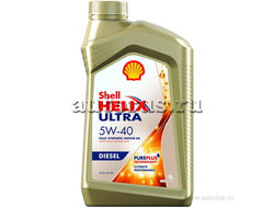 Масло моторное Shell Helix Diesel Ultra 5W40 синтетическое 1 л 550046380