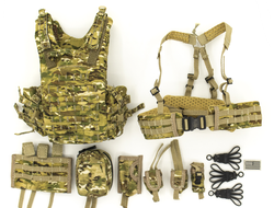 Разгрузочный жилет с подсумками 1/6 - Very Hot