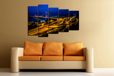 Модульная картина "Грандиозная эстакада"