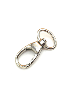 Карабин для сумок, 40*16 мм (под ремень 13 мм) серебро