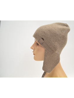 Кашемировая шапка ушанка Италия