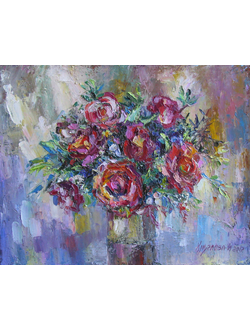 Картина Красные розы Круглова Ирина