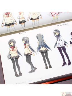 Оригинальный Арт Бук Puella Magi Madoka Magica - Production Note - Limited Edition (Девочка-волшебница Мадока заметки аниматоров)