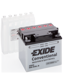 АККУМУЛЯТОР EXIDE Conventional E60-N30L-B R+ 30AH 300А (EN)