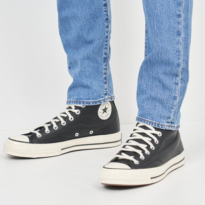 Кожаные кеды Converse Chuck Taylor 70 черные 170369C с чем носить фото