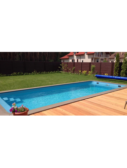 Композитный бассейн 9 х 3,7 х 1,3-1,9 "Орлеан" Franmer