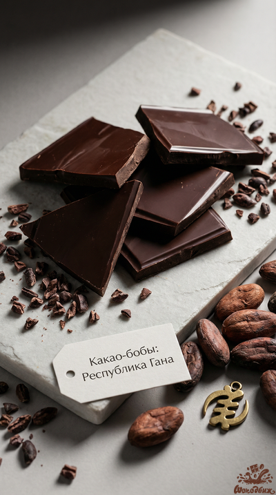 Темный 70% шоколад Р. Гана ABOCFA Organic кусочки 80 г