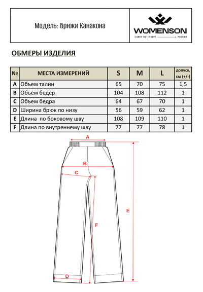 Брюки Канакона Черные