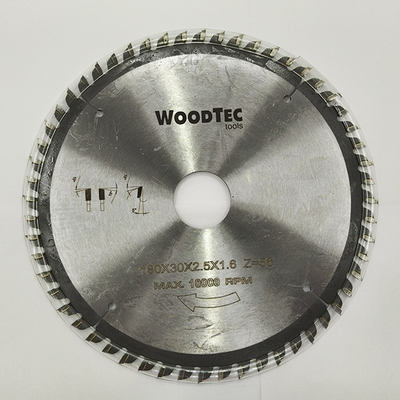 Пила дисковая 180 х 30 х 2,5/1,6 Z56 WZ WoodTec, от