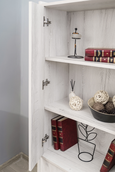 Гостиная ФЛЕКС - ФЛЕКС 25 Стеллаж Дуб Шавиниган