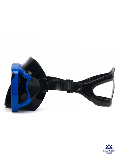 Маска с трубкой Sargan "НЕРО" черно-синий