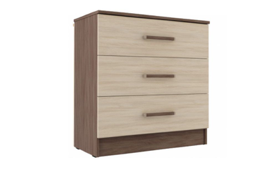 Адель комод Ясень шимо темный/Ясень шимо светлый