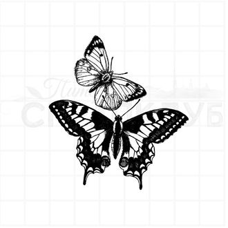 ФП штамп &quot;Две бабочки&quot;