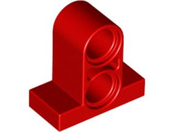 Technic, Pin Connector Plate 1 x 2 x 1 2/3 with 2 Holes Double on Top, Red (32530 / 4207715)
