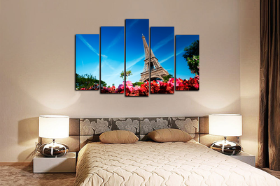 Модульная картина "Небо Парижа"