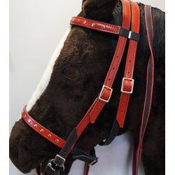 УЗДА КОЖАНАЯ КОМФОРТ(С РЕГУЛИРОВКОЙ РАЗМЕРА ОТ COB ДО FULL)