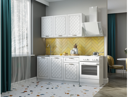 КУХОННЫЙ ГАРНИТУР ПРОВАНС (белое дерево), 1,5м.