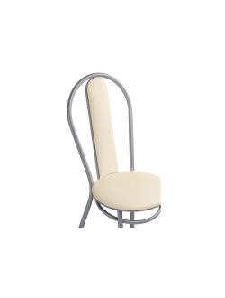 Стул на металлокаркасе Lamniel ваниль в крапинку / светлый мусс