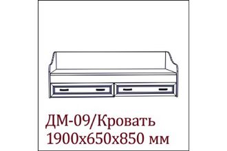 ДМ-09 (1,9м) "Вега" SV-мебель