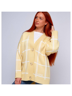 Кардиган женский лимонный