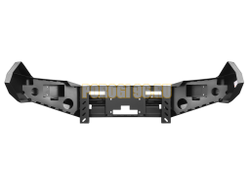 Передний силовой бампер серии Трофи на Nissan Navara III (D40 STX) 2010-2015 (02.047.01)