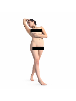 пляж Девушка обнаженная naked