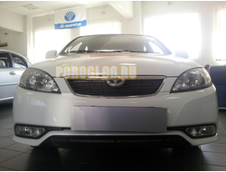 Защита радиатора Daewoo Gentra black