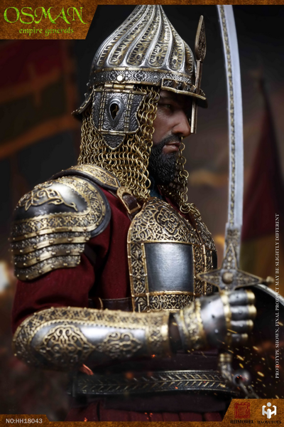 Генерал Османской Империи - КОЛЛЕКЦИОННАЯ ФИГУРКА 1/6 Empire Series General of the Ottoman Empire (HH18043) - HHMODELxHAOYUTOYS