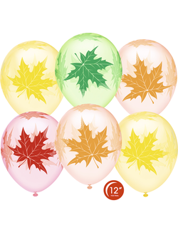 Листья, прозрачные ассорти (1шт)