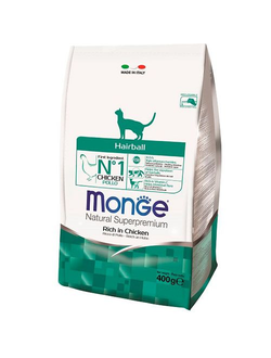 Корм для кошек Monge (Монж) hairball 0,4 кг