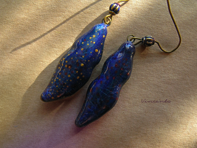 Серьги в арабском стиле "Тысячная сказка Шахерезады"