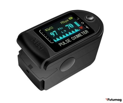 Пульсоксиметр Fingertip Черный