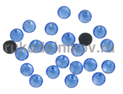 термостразы плоская спинка ss20 (5 мм), цвет-светло-голубой, материал-стекло, 5 гр/уп