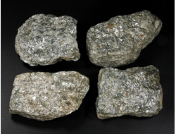 Кварц-слюдяной сланец в ассортименте, Россия, Северный Кавказ, КЧР, река Малый Блыб (55-70 мм, 90-110 г) №29789