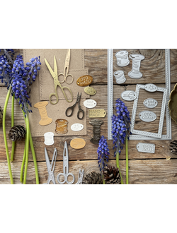 Набор ножей для вырубки "Курсы кройки и шитья"