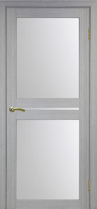 Межкомнатная дверь "Турин-520.222" дуб серый (стекло сатинато)