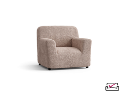 Чехол на кресло Микрофибра Премиум Античная Роза. Защита мягкой мебели от животных. ИТАЛИЯ