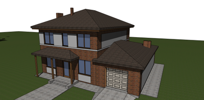 Двухэтажный дом с пятью спальнями и цокольным этажом 306м² (S13)