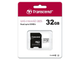 Карта памяти Transcend 300S microSDHC 32Gb UHS-I Cl10 + адаптер, TS32GUSD300S-A