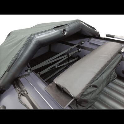 Моторная лодка ДИКИЙ 360 НДНД с тентом серый