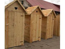 Купить туалет деревянный для дачи в Севастополе