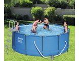 Bestway, Каркасный бассейн 366х133см, фильтр-насос, лестница 15427
