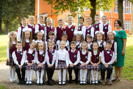 Традиционная школьная фотография