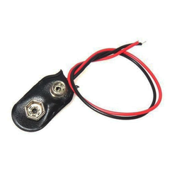 Клемма батарейная (под «крону» на 9v), 15 см (1 шт)