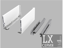 Комплект ящика LX, 180х450мм, Soft-Close БЕЛЫЙ,  (695-18045-02)  TALISMAN *