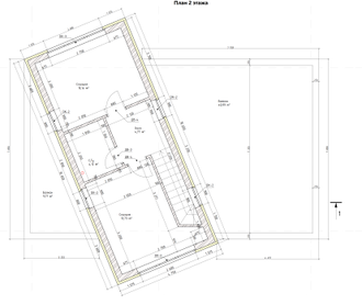 Двухэтажный дом с тремя спальнями 119м² (S70)