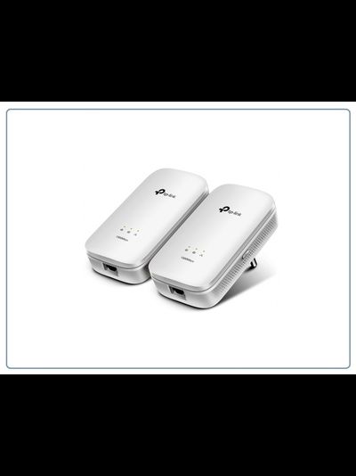 TP-LINK, HomePlug AV2 Сетевой адаптер PowerLine 1200 Мбит/с Ethernet (комплект 2 шт.)