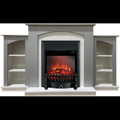 Электрокамин Скандинавия LUX AS-WT с очагом Fobos