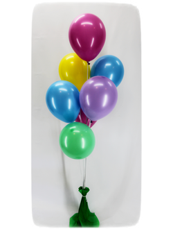 №330 Стойка из 7-и  шаров с воздухом (без гелия). Высота 1,8 м. Имеет товарный вид от 1-го до 3-х месяцев