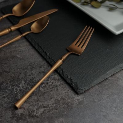 Нож столовый 22,9 см матовая медь